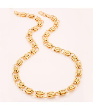 FASHION FRILL - Gold Plated Chain ( Pack of 1 ) - Golden