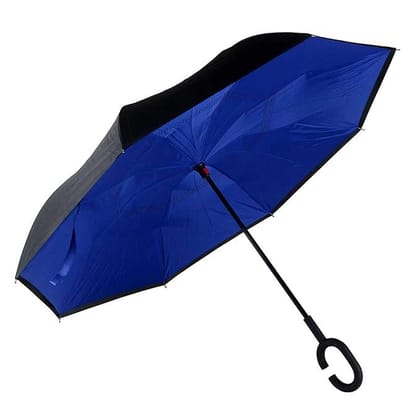 Fendo RV 25 inch Sun And RainProof Big Umbrella For Men And Women (Blue) ()