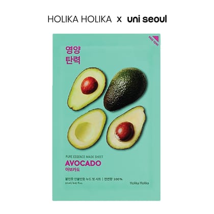 Pure Essence Mask Sheet Avocado 20EA (23ml)-Face Mask - 1 PC