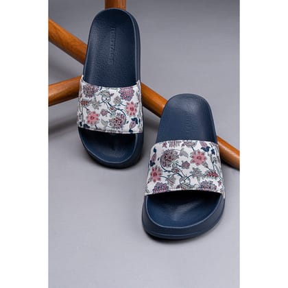 Red Tape Women's Navy Sliders