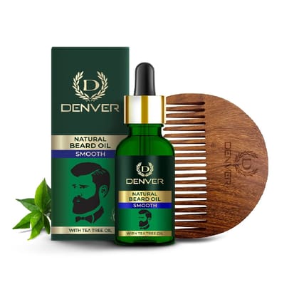 Natural Beard Oil Smooth 30ml with free wooden comb