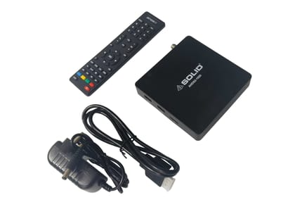 SOLID AHDS2-1020 OTT + FREEDTH Channels Hybrid Box with FREE OTT SUBSCRIPTION