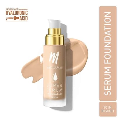 Myglam Super Serum Foundation - 301N Biscuit