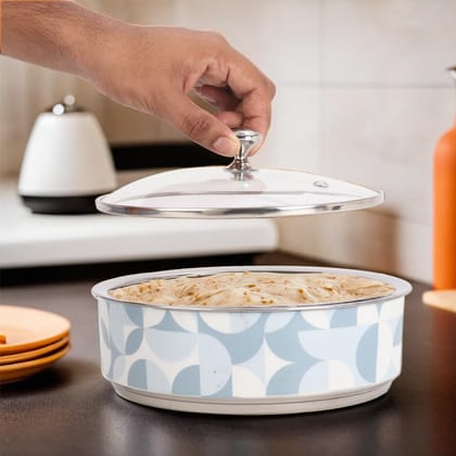 USHA SHRIRAM 1500ml Insulated Stainless Steel Casserole for Roti, Chapati, Curry, Serving, Kitchen Gift.-USHA SHRIRAM Insulated Casserole 1500ml | Stainless Steel Hot Roti Box | Chapati Box | Ser