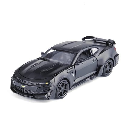 Chevrolet Camaro Resembling Metal Die Cast Car - 1:32 Scale - Black