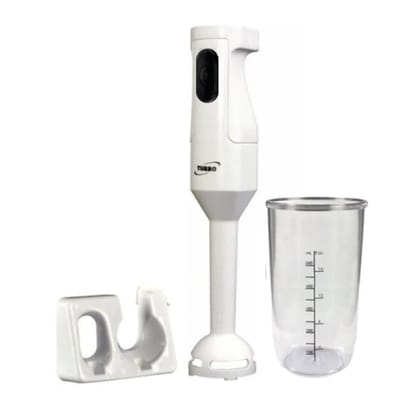 Softel Turbo Bare Hand Blender 250 Watts Heavy Duty Motor with Blending Jar and Wall bracket | White