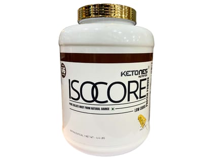 Ketones Nutrition Isocore Low Carb Whey Protein Isolate Powder | 2 kg | Malai Kulfi