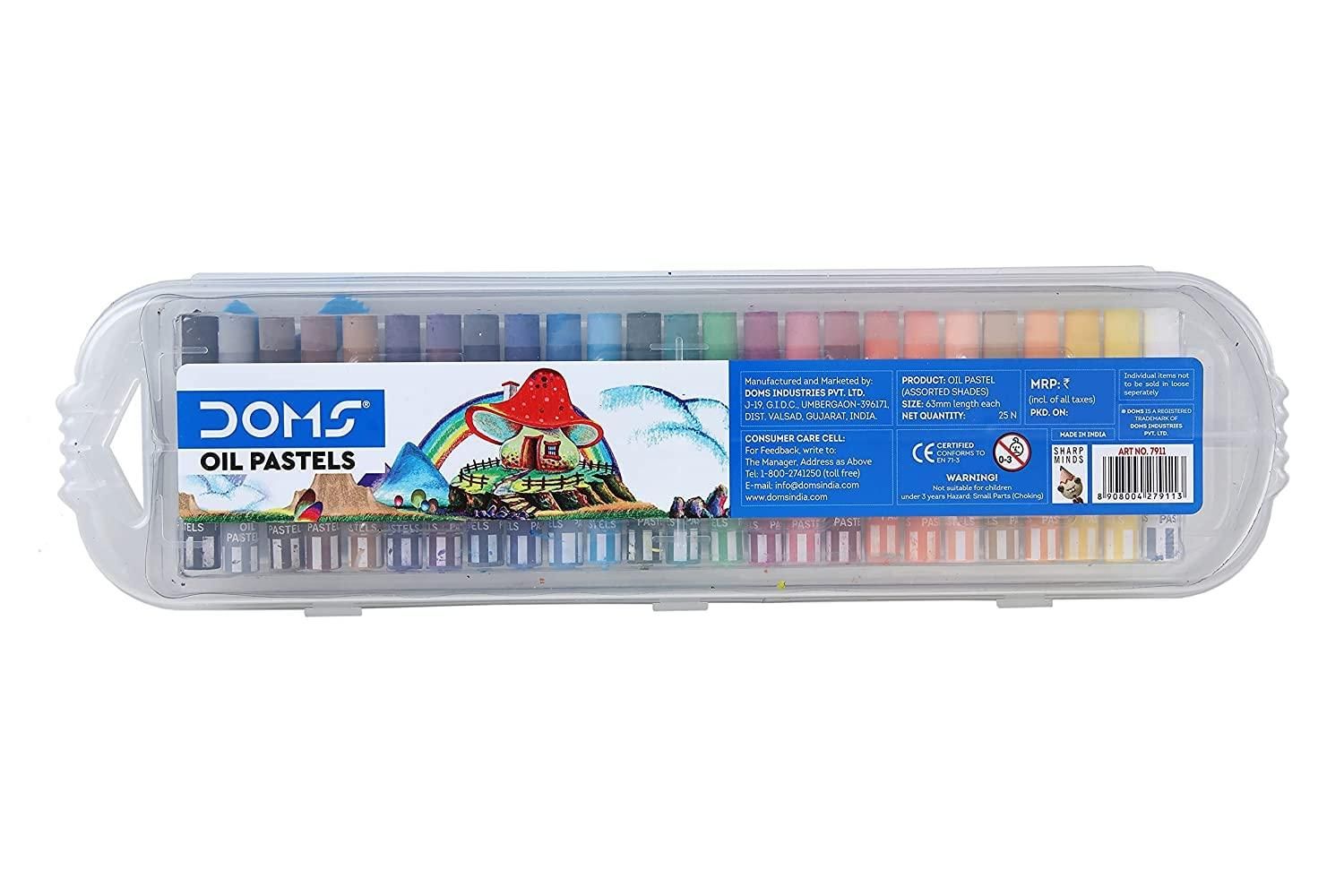 DOMS OIL PASTELS 25 SHADES