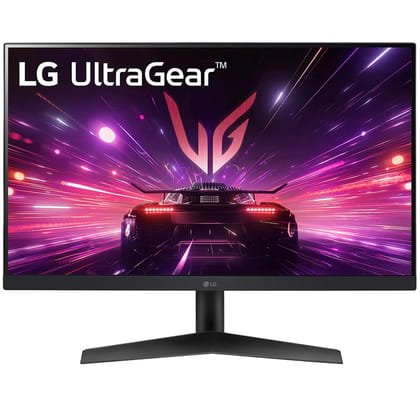 LG  24GS60F-B 24" Inches Ultragear™  NVIDIA G-SYNC Compatible, virtually Borderless with Tilt, Black 