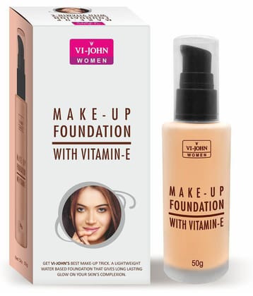 Vi-John Matte Liquid For All Skin Types Skin Light Foundation Pack of 1