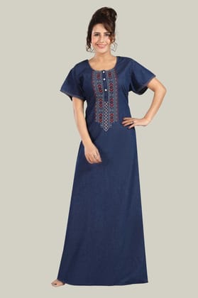 Soft Denim Alora Nightgown-L