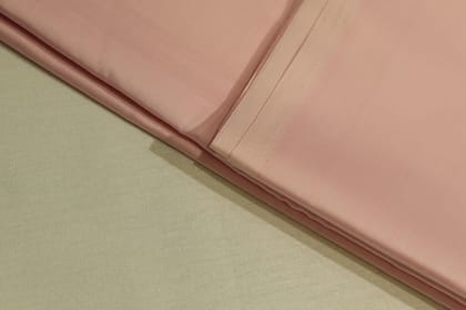 Mfoks : Everyday Plain Cotton Satin Fabric - Baby Pink-Per 2.5 Meter