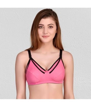 Zourt - Pink Cotton Solid Womens Maternity Bra ( Pack of 1 ) - 34B