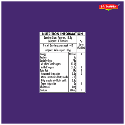 Britannia Jimjam Cream Biscuits, 57 G