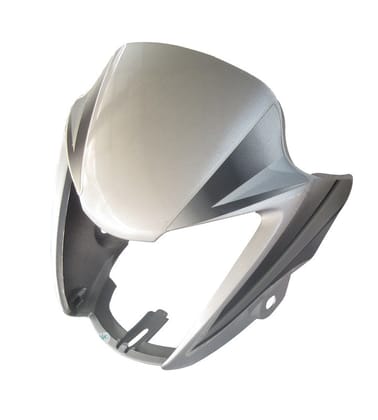 Headlight Visor Fit For Hero Splendor NXG Latest (New Graphics) Force Silver