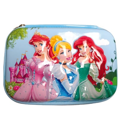 3D Cinderella Design Embossed Pencil Pouch