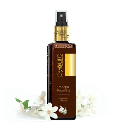 Skin Invigorating Mogra <h4> Alcohol Free Face Toner Mist <h4><h6> 100% pure extract of fresh mogra.  No Water. No Steam.<h6>-100 ml