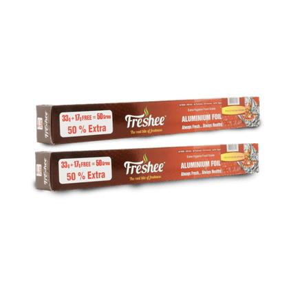 Freshee Aluminium Foil, 50G, Pack Of 2