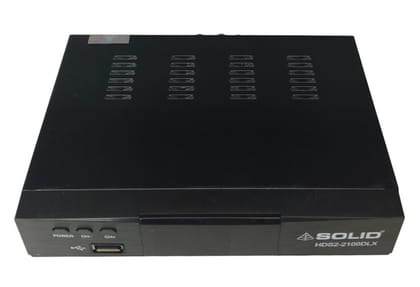 SOLID HDS2-2100DLX FULL HD DVB-S2 Set-Top Box with YouTube