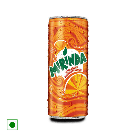 Mirinda Orange Soft Drink\, 250 ml Can