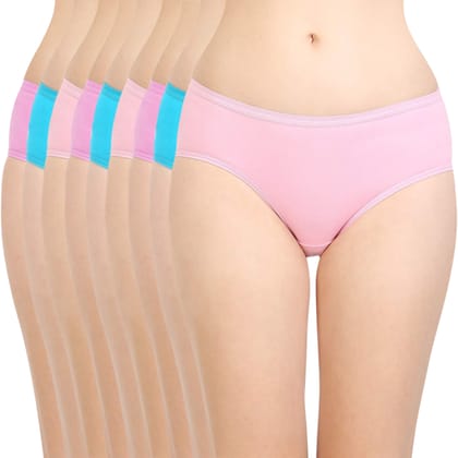 Bodycare women's combed cotton assorted Hipster Panty Pack of 9 ( 26C-D )