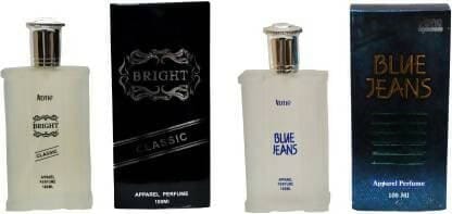 Aone Bright Classic and Blue Jeans perfume (pack of 2, 200ml - each of 100ml)