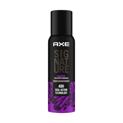 Axe Signature Maverick Body Spray Deodorant - Fresh Spicy Fragrance, No Gas, For Men, 154 ml Bottle