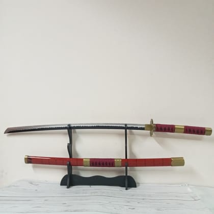 #161 Roronoa zoro's sandai kitetsu wooden Katana [Scratch and Dent]