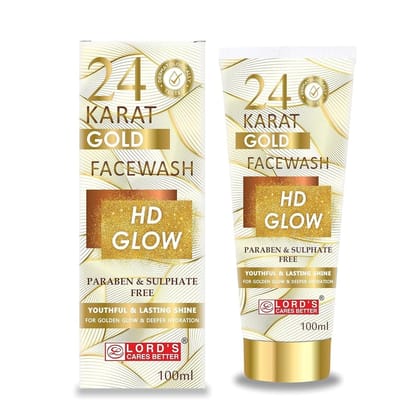 HD Glow 24 Karat Face Wash 100 ml (Pack Of 2)