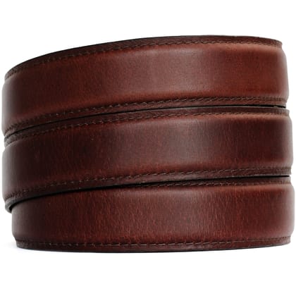 Hemener Men Autogrip Brown Genuine Leather Strap-44