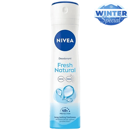 Nivea Fresh Natural Women Deodorant - Long Lasting Freshness & 48H Protection, 150 Ml