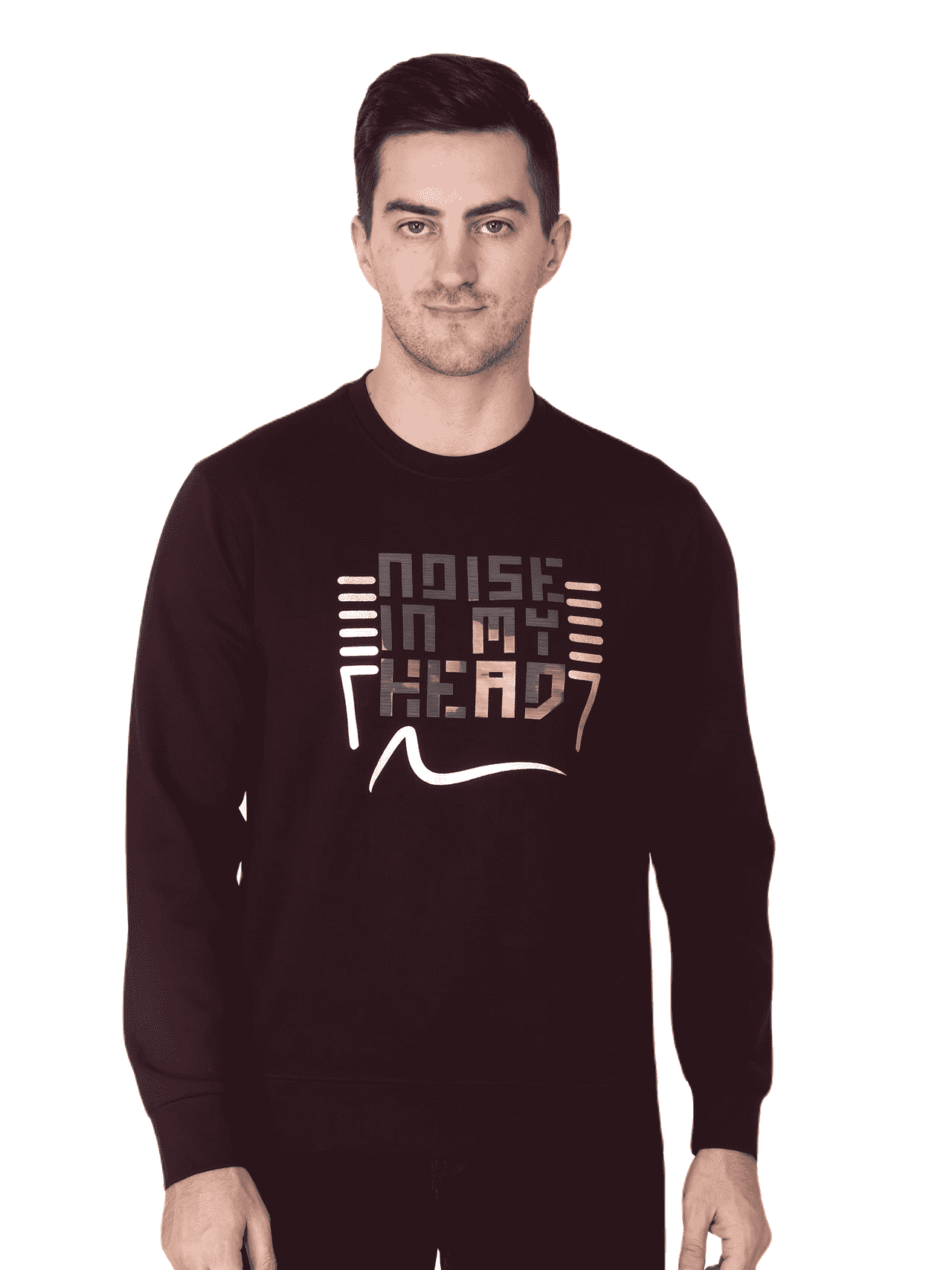 Albion  Mens Winter Wine Round Neck Sweatshirt