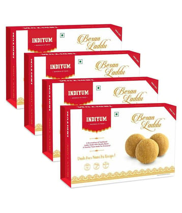 Indiyum Sweet Mithai Besan Laddu 800g (200g X 4)