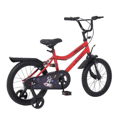 Reach Pluto Kids Cycle 16T with Training Wheels, 90% Assembled, Frame Size 12", Ideal for Height 3'8", Ages 4-8 Years-Reach Pluto Kids Cycle 16T with Training Wheels | 90% Assembled | Frame: 12" 