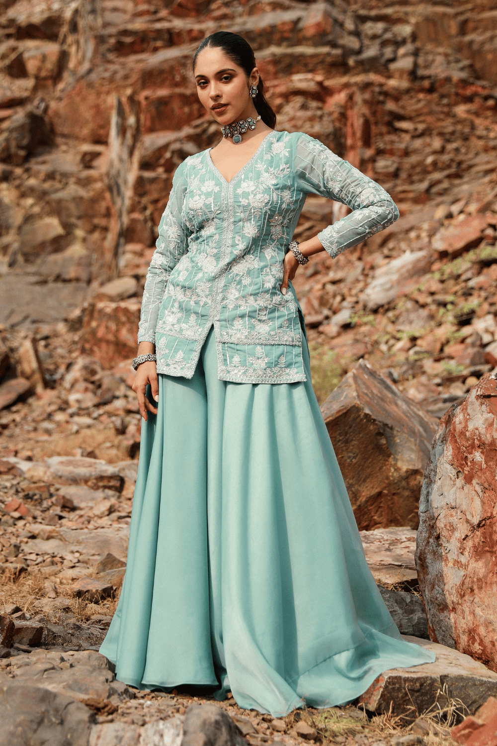 BLOSSOMY AREB SHARARA SET-XS