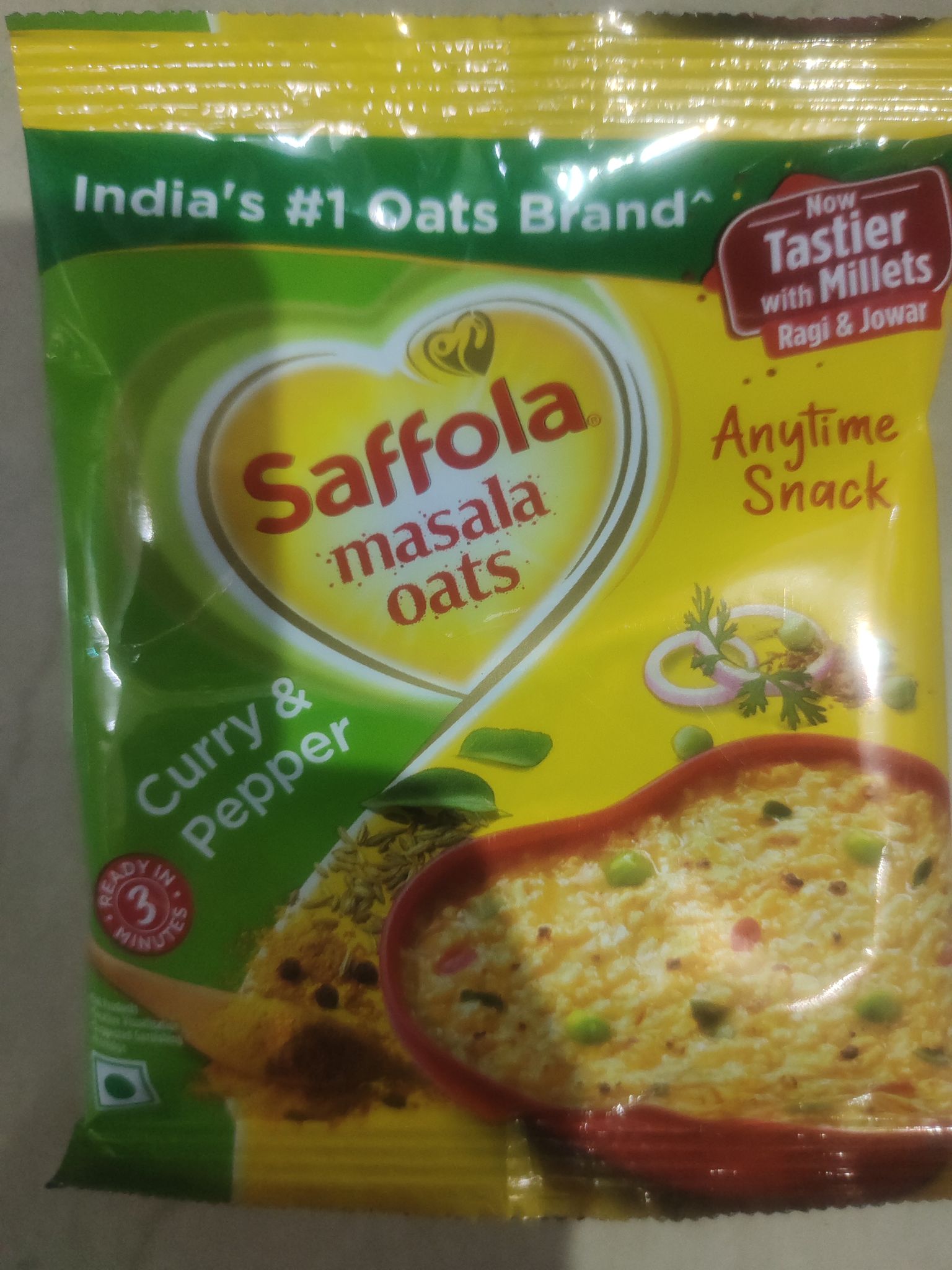 Saffola Masala Oats - Curry & pepper 