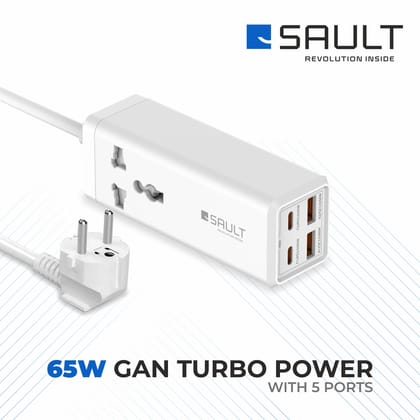 SAULT POWERCHARGE  – 65W GAN TURBO POWER