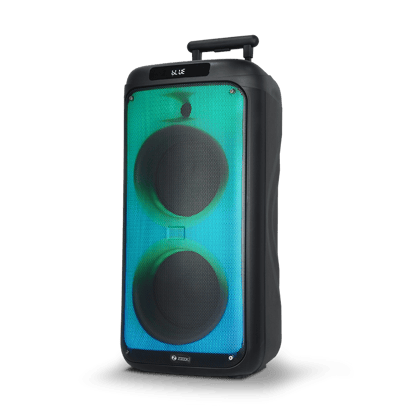 Zoook Pro Sound X Trolley Bluetooth Party Speaker with Dual Wireless Mic