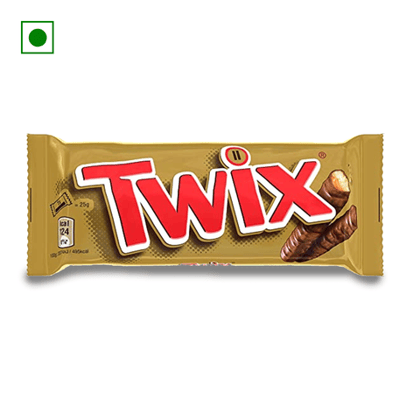 Twix Chocolate Bar, 58 gm Pack