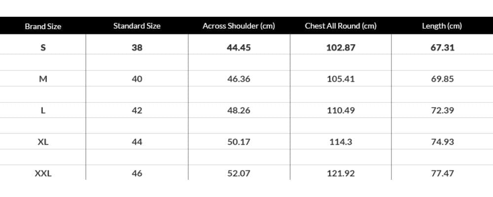 Size Guide