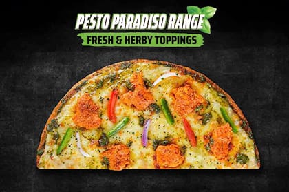 Pesto Chicken Tikka Semizza