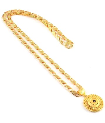 Jewar Mandi - Gold Pendant ( Pack of 1 ) - Gold