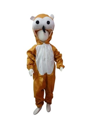 Owl Ullu Nocturnal Bird Kids Fancy Dress Costume-Rent / 2-3 years