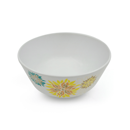 SUPERWARE | Pure Melamine | Bowl Set - Ethenic Flower 4" | 6 Nos. | Stain Free, Glazed Finish