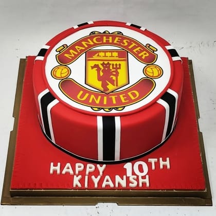 Manchester United Cake-Egg / Butterscotch