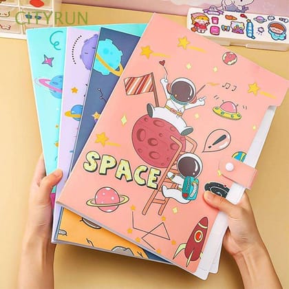 Expanding File Folder for Kids-Space