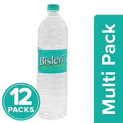 Bisleri Mineral Water, 1 L Pack of 12