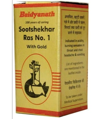 VAIDYANATH COMPANY SOOTSHEKHAR  RAS NO 1  SUVARNA YUKT  25 TABS