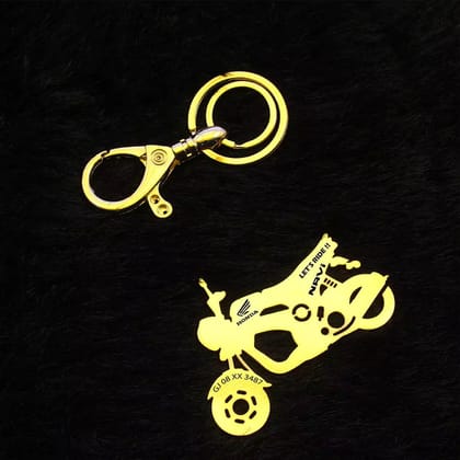 Honda Navi Keychain-Gold