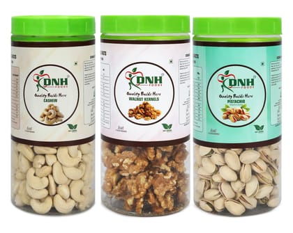 DRY FRUITS COMBO 750 GRAM  PACK  250G X 3 PC